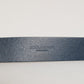 Dolce & Gabbana Blue Leather Classic Metal Logo Buckle Belt