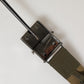 Dolce & Gabbana Military Green Nylon Logo Metal Buckle Belt