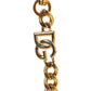 Dolce & Gabbana Black Leather Pearl Chain Bag Accessory Shoulder Strap