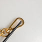 Dolce & Gabbana Black Leather Pearl Chain Bag Accessory Shoulder Strap