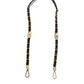 Dolce & Gabbana Black Leather Gold Chain Bag Accessory Shoulder Strap