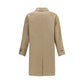 Burberry Brown Cotton Coat