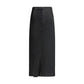 Margiela Black Acetate Midi Skirt