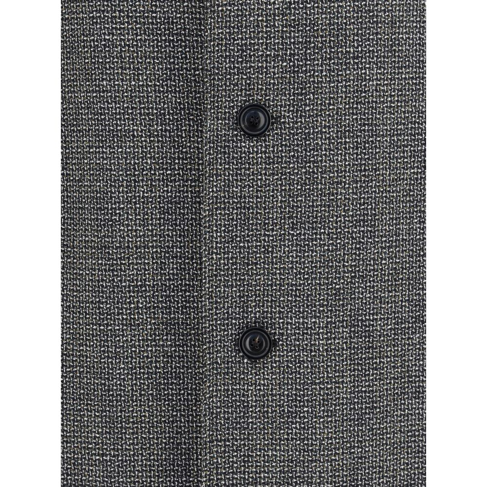 Margiela Gray Fleece Wool Coat Mens Jacket