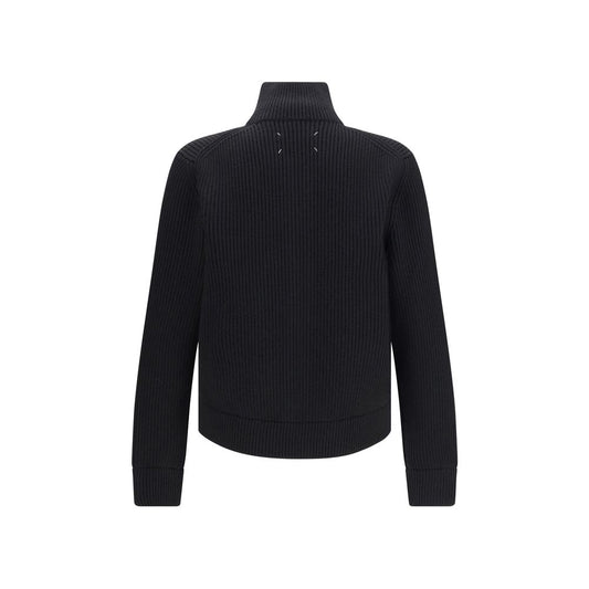 Margiela Zipped Cotton Cardigan Mens Cardigan Mens Sweater