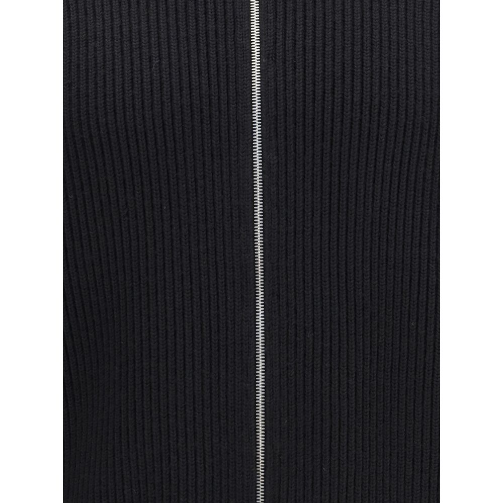 Margiela Zipped Cotton Cardigan Mens Cardigan Mens Sweater