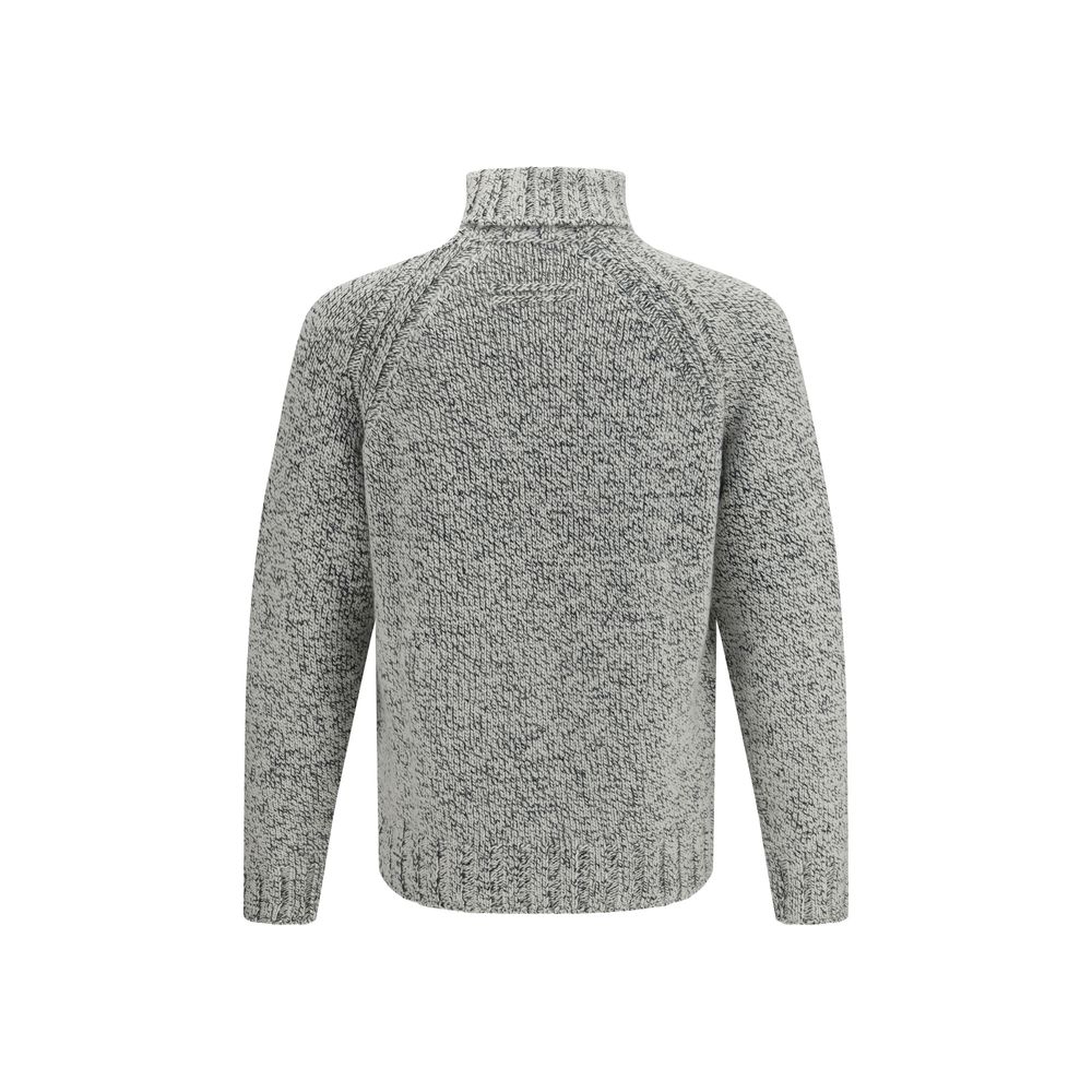 ZEGNA Cashmere and Wool Turtleneck Sweater Mens Sweater
