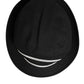 Dolce & Gabbana Black Cotton Polka Dot Lining Fedora Men Hat