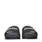 Palm Angels Black Cotton Slippers