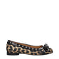Ganni Brown Fabric Ballet Flats