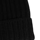 Dolce & Gabbana Black Cashmere Knitted Beanie Capello Men One Size Hat