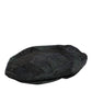 Dolce & Gabbana Black Polyester Newsboy Men Cloth Capello Hat