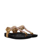 Isabel Marant Beige Leather Flip-Flop Sandals
