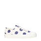 Moschino White Fabric Low Top Sneakers