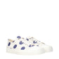 Moschino White Fabric Low Top Sneakers