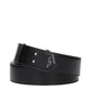 Alaïa Black Leather Regular Belt