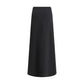 Max Mara Black Viscose Long Skirt
