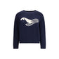 Max Mara Blue Cotton Sweatshirt