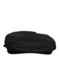 Dolce & Gabbana Black Cotton Dg Logo Newsboy Cloth Capello Hat