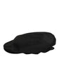 Dolce & Gabbana Black Cotton Dg Logo Newsboy Cloth Capello Hat