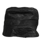 Dolce & Gabbana Black PVC Wide Brim Men Bucket Capello Hat