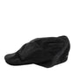 Dolce & Gabbana Black Cotton DG Logo Newsboy Cloth Capello Hat
