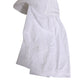 Dolce & Gabbana White Cotton DG Logo Plaque Baseball Balaclava Hat