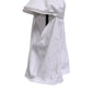 Dolce & Gabbana White Cotton DG Logo Plaque Baseball Balaclava Hat