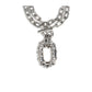 Rabanne Silver Metal Necklace