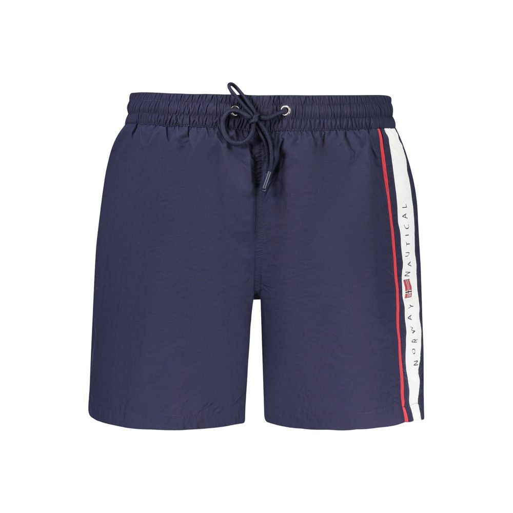 Norway 1963 Blue Polyamide Swimwear Mens Swim