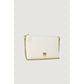 PINKO Cream Leather Clutch Bag Womens Clutch Bag