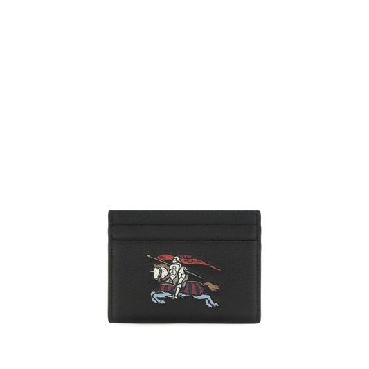 Burberry Black Calf Leather Bos Taurus Wallet