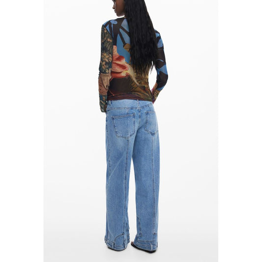 Desigual Black Polyester T-Shirt