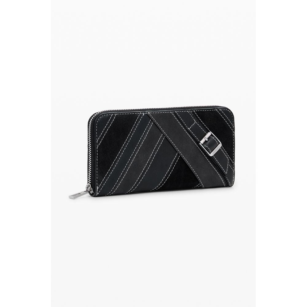 Desigual Nero Poliuretano Women Wallet