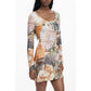 Desigual Beige Polyester Dress