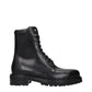 Off-White Black Leather Ankle Boots