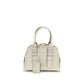 PINKO White Calf Leather Bos Taurus Handbag