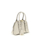 PINKO White Calf Leather Bos Taurus Handbag
