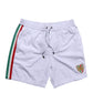 Dolce & Gabbana White Logo Polyester Men Beachwear Swimwear Mens Swim