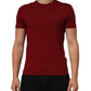 Dolce & Gabbana Maroon Cotton Crew Neck Short Sleeves T-Shirt Mens T-Shirt