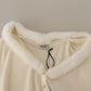 Liu Jo White Viscose Long Sleeves Fur Shearling Blouse