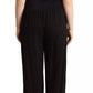 GF Ferre Black Lyocell Strapless Straight Trouser Jumpsuit