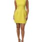 Dolce & Gabbana Yellow A-line Sheath Sleeveless Mini Dress