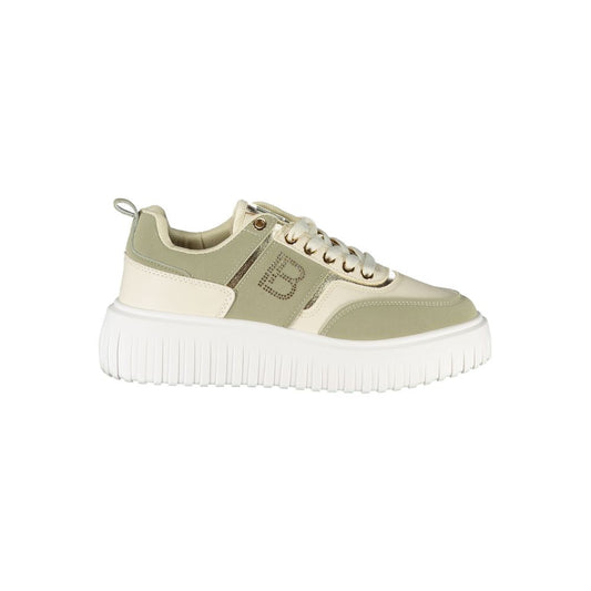 Laura Biagiotti Green Polyester Sneaker