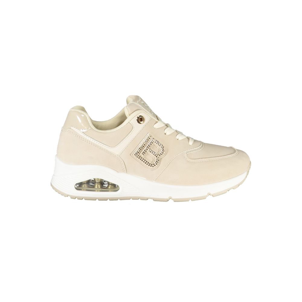 Laura Biagiotti Beige Polyester Sneaker