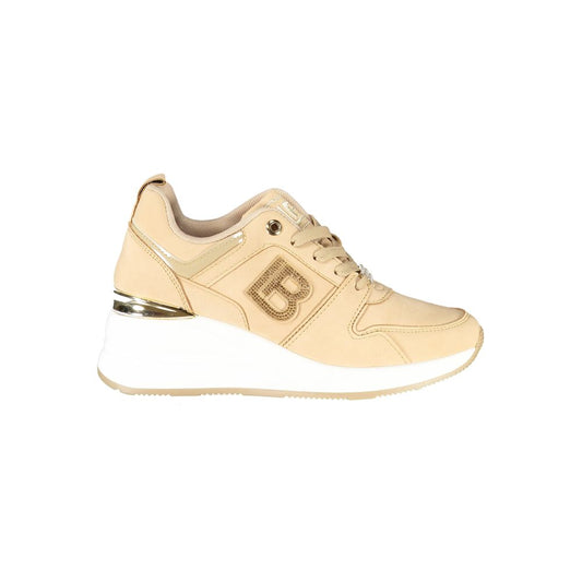 Laura Biagiotti Beige Polyester Sneaker