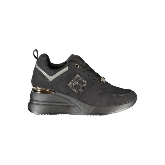 Laura Biagiotti Black Polyester Sneaker
