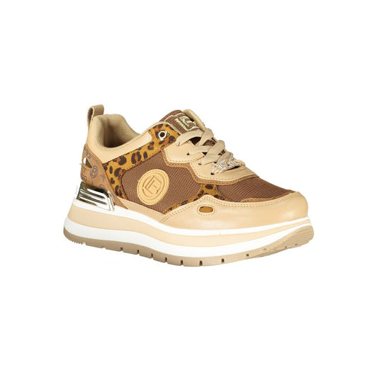 Laura Biagiotti Brown Polyester Sneaker