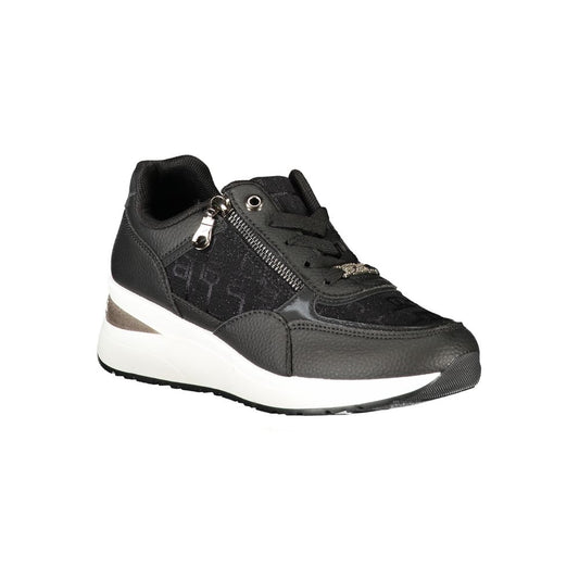 Laura Biagiotti Black Polyester Sneaker