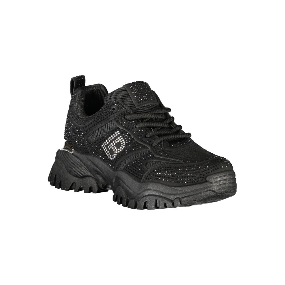 Laura Biagiotti Black Polyester Sneaker